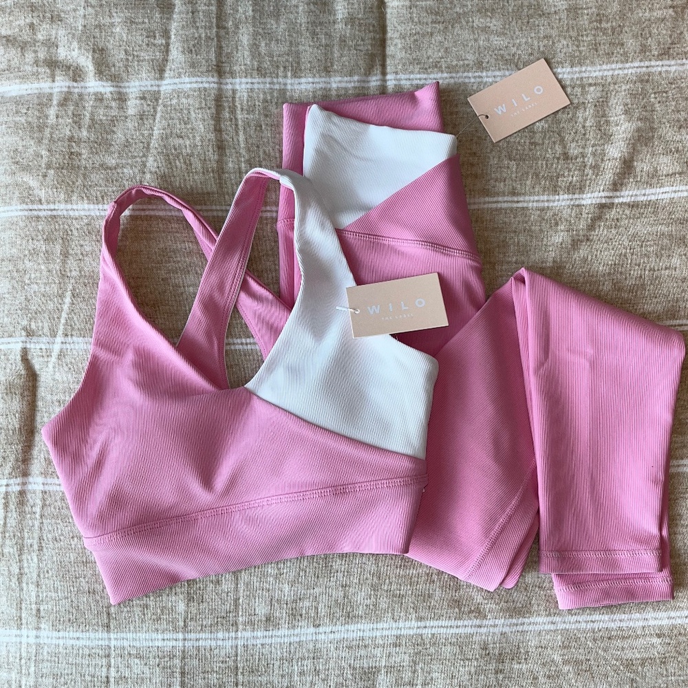 NWT Wilo the Label leggings and bra set
